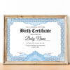 birth certificate template
