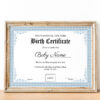 newborn certificate template